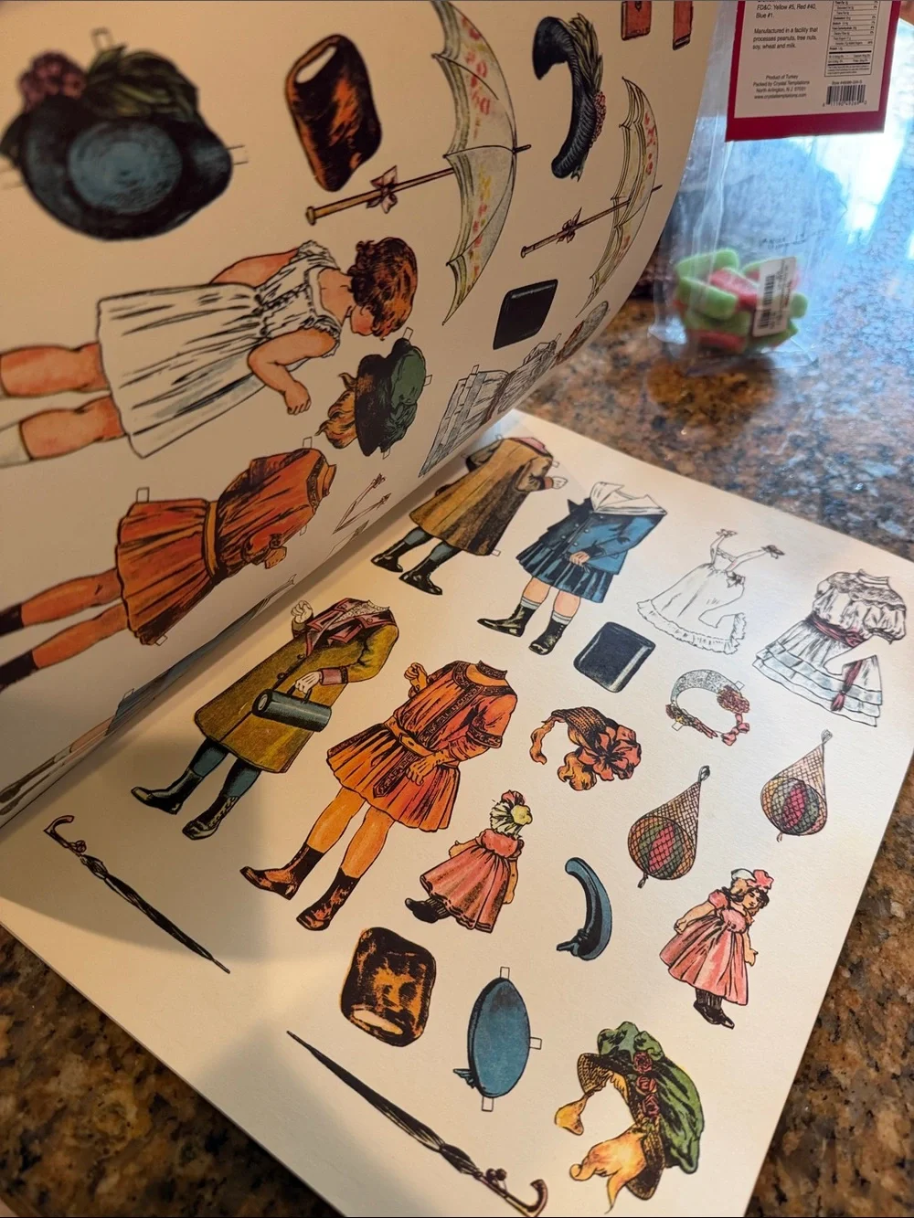 Antique Paper Dolls: The Edwardian Era - Blue Cover